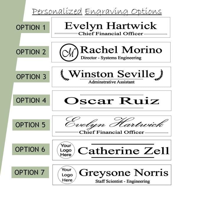 Personalized Engraved Desk Name, Wood Office Name Plate Gift.