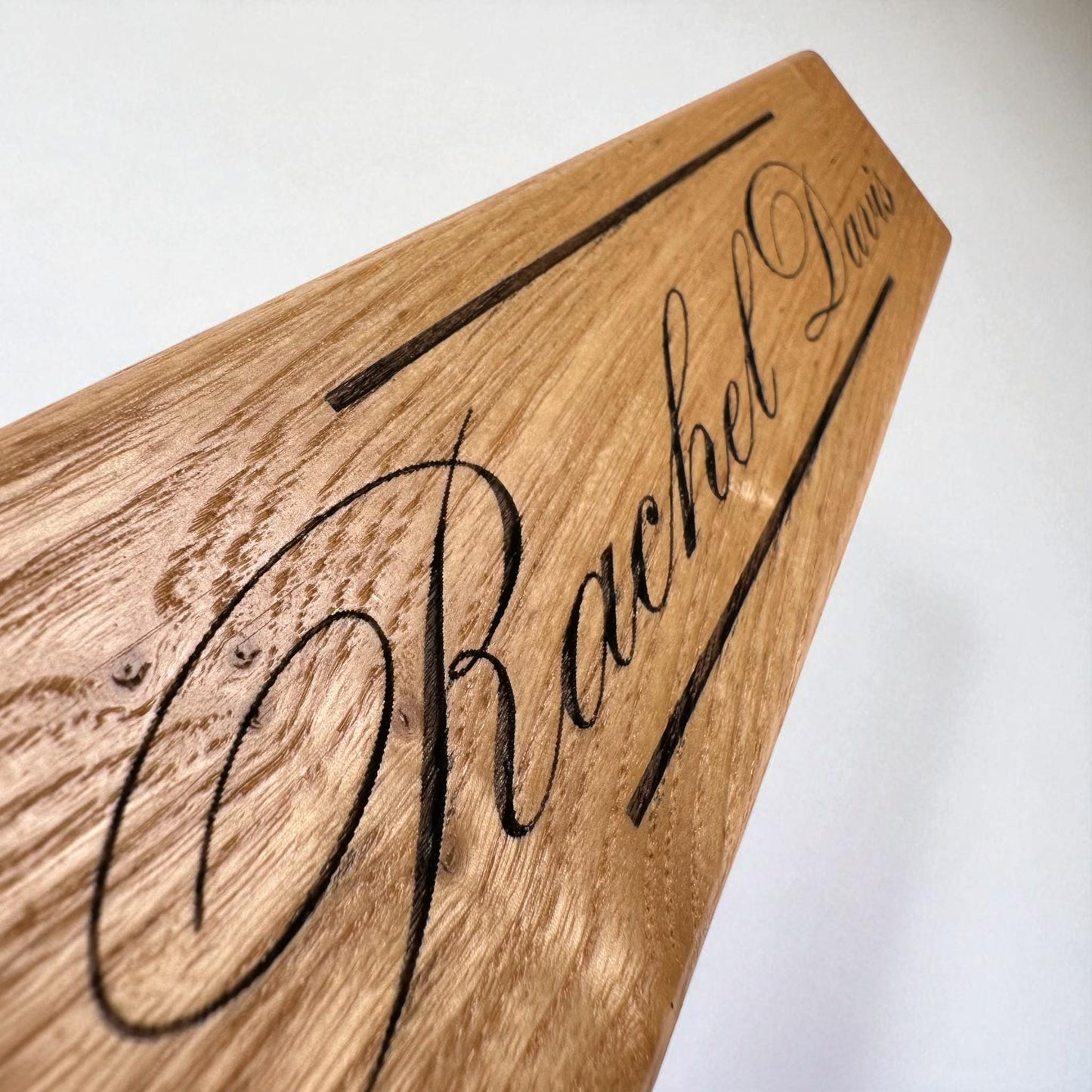 Personalized Engraved Desk Name, Wood Office Name Plate Gift.