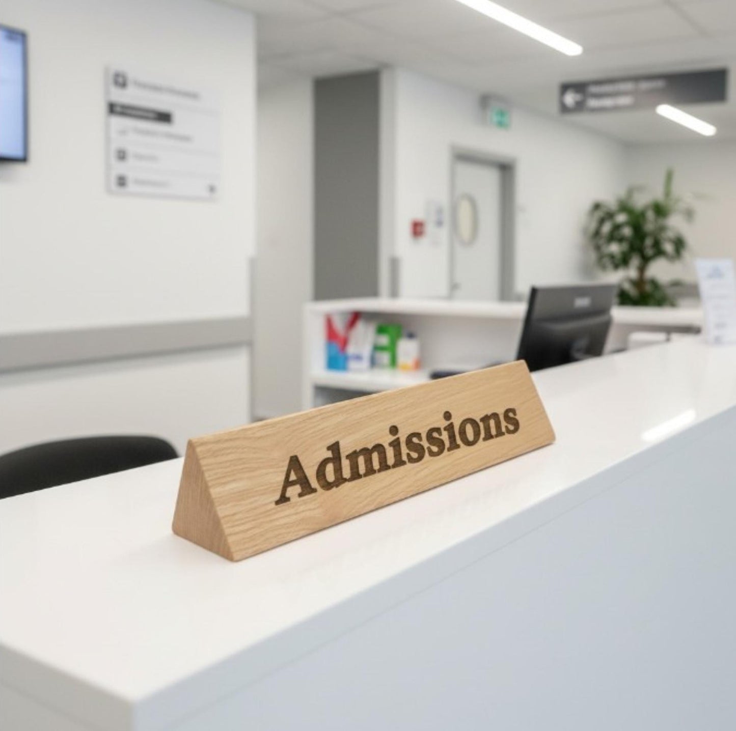 Custom Wooden Business Sign - Office Signage