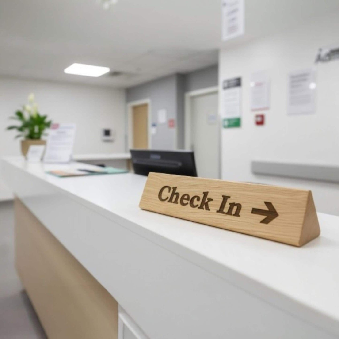 Custom Wooden Business Sign - Office Signage